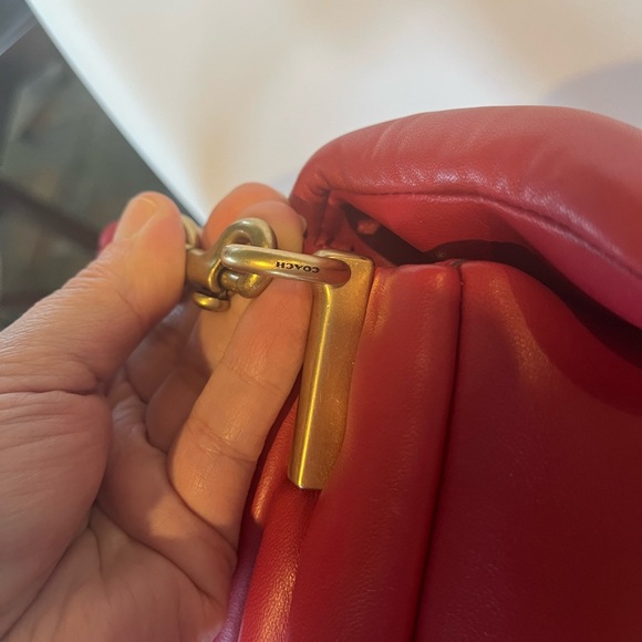 Coach Red pillow tabby 26 C0772 - Picture 11 of 13